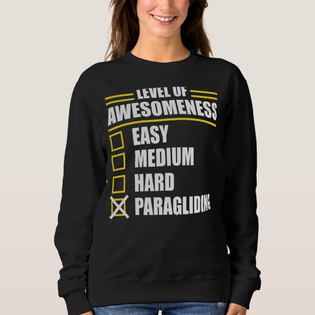 Paraglider Sweatshirt (Vorderseite)