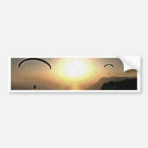 Paragliders Wanderlust Extreme Sports Art Autoaufkleber