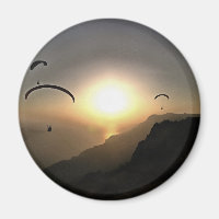 Paragliders Wanderlust Extreme Sports Art