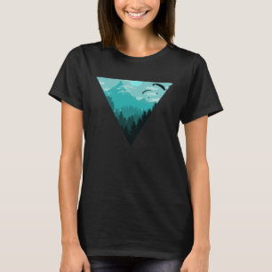 Paragliding Extremsport Geometrie   I Natur T-Shirt