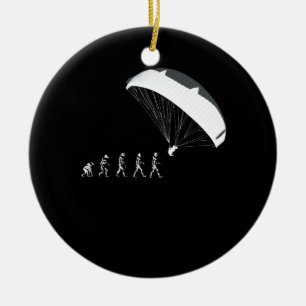 Paragliding Fallschirmfallschirme Höhenflüge Evo Keramik Ornament