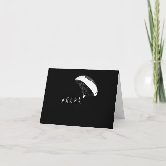 Paragliding Fallschirmfallschirme Höhenflüge Evolu Karte (Vorderseite)