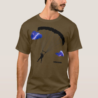 Paragliding Lightning Multi Product Skydiving Para T-Shirt