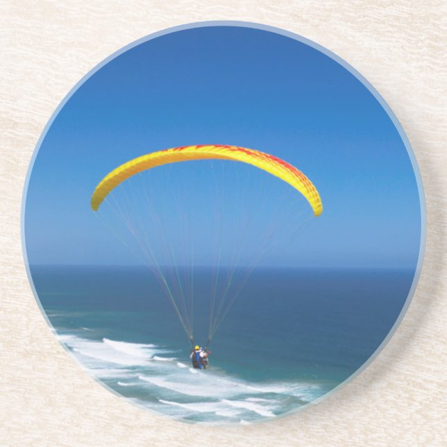 Paragliding Naher Wilderness, Gartenroute Sandstein Untersetzer (Vorne)