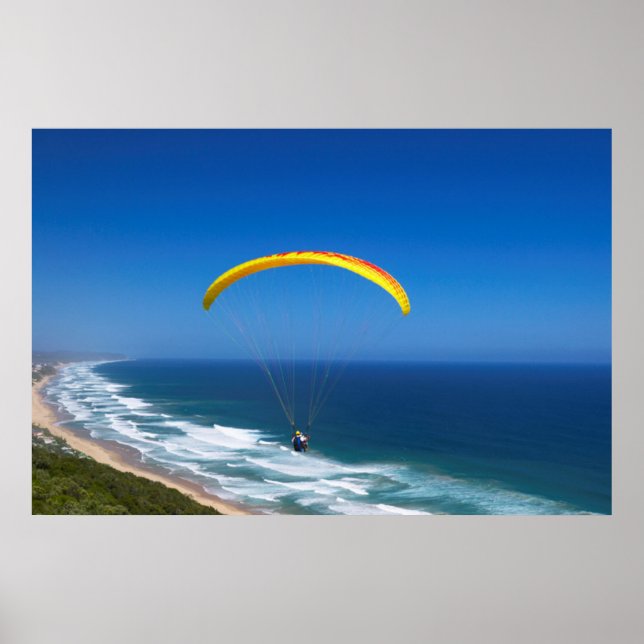 Paragliding Nederland Wilderness, Gartenroute Poster (Vorne)