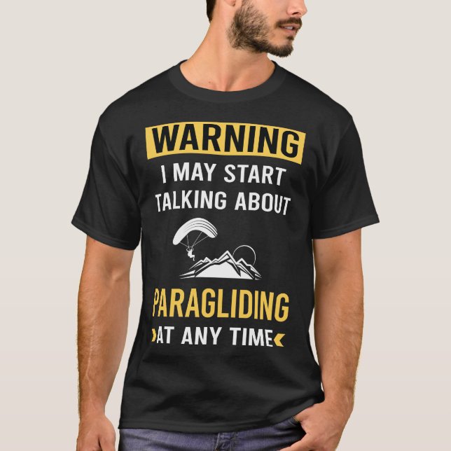 Paragliding Paraglide Paraglider T-Shirt (Vorderseite)