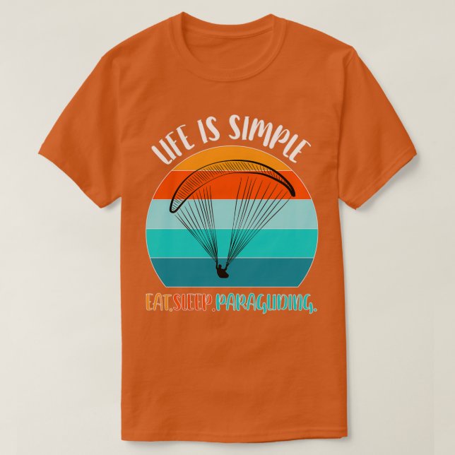 Paragliding Paraglider Paraglider Paraglider 29 T-Shirt (Design vorne)
