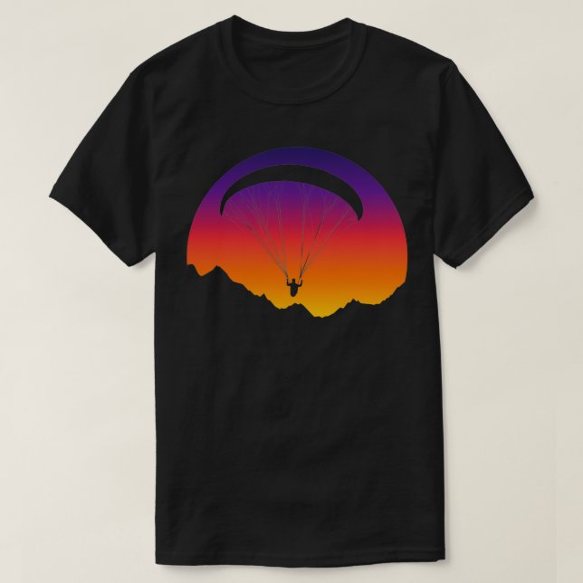 Paragliding Paragliding Paragliding  T-Shirt (Design vorne)