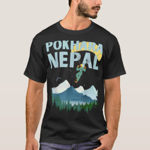 Paragliding Pokhara Lake über Annapurnas Nepal T-Shirt