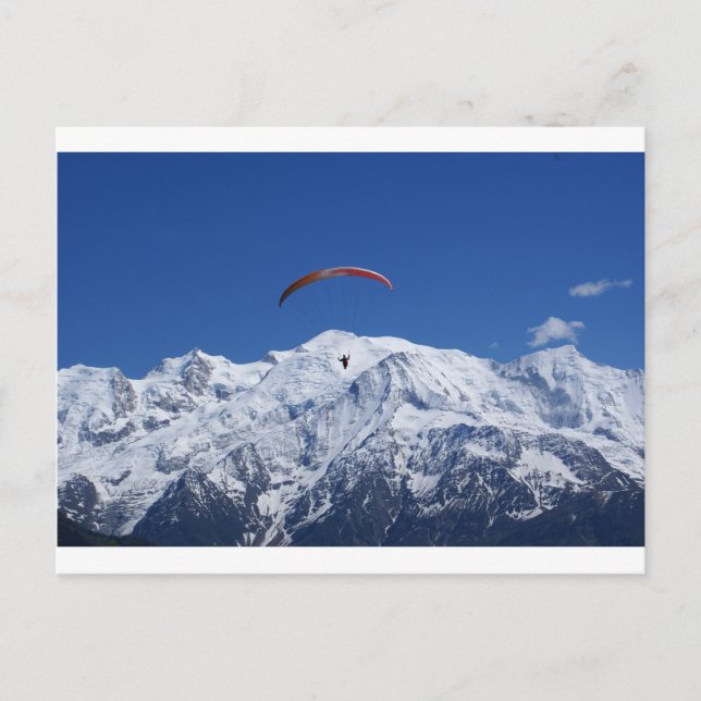 Paragliding Postkarte (Vorderseite)