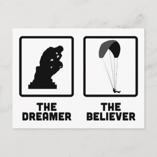 Paragliding Postkarte