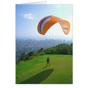Paragliding über Honolulu