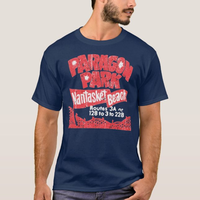 Paragon Park Retro Vergnügungspark T-Shirt (Vorderseite)