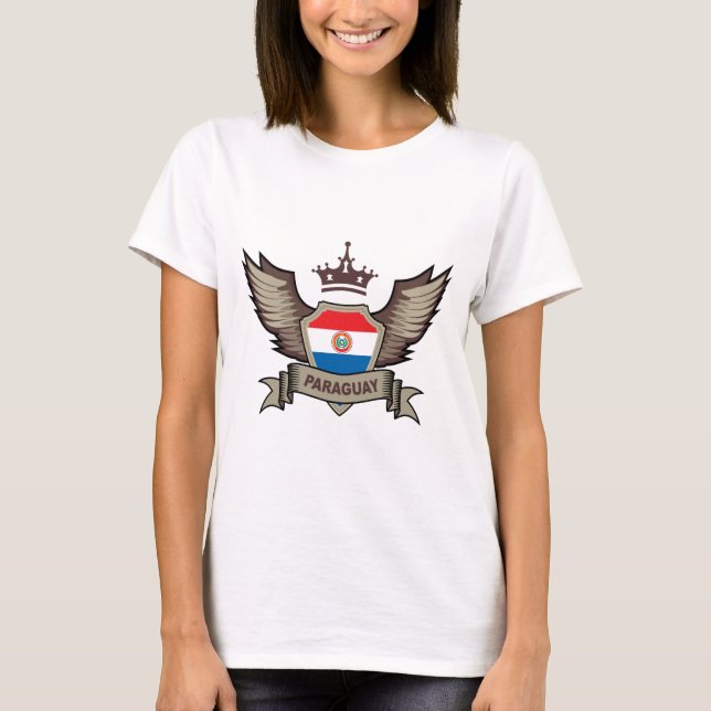 Paraguay-Emblem T-Shirt (Vorderseite)