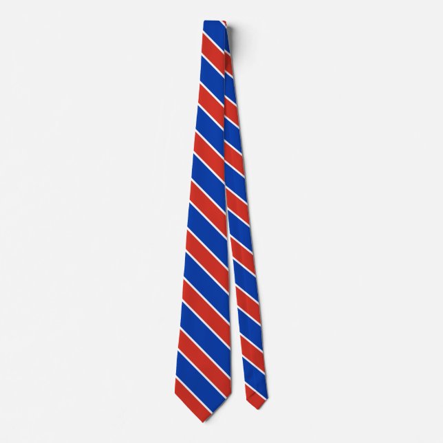 Paraguay Flag Elegant Patriotic Neck Tie Krawatte (Vorderseite)