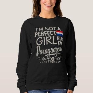 Paraguay Flag Girl Paraguayan Pride Souvenir Sweatshirt