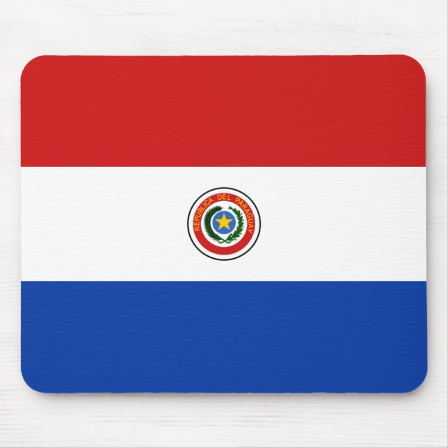 Paraguay Flag Mousepad (Vorne)