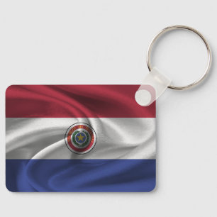 Paraguay Flag Schlüsselanhänger