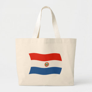 Paraguay Flag Tote Bag Jumbo Stoffbeutel