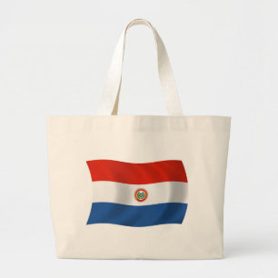 Paraguay Flag Tote Bag Jumbo Stoffbeutel