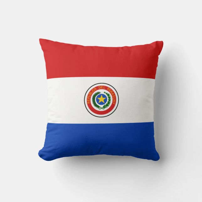 Paraguay Flag x Flag Kissen (Vorderseite)