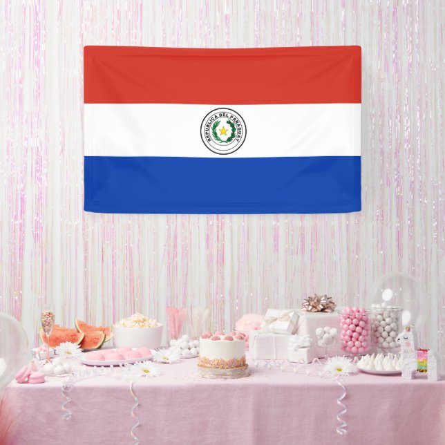Paraguay-Flagge Banner (Party)