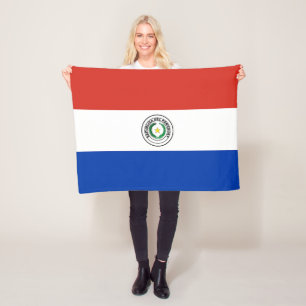 Paraguay-Flagge Fleecedecke