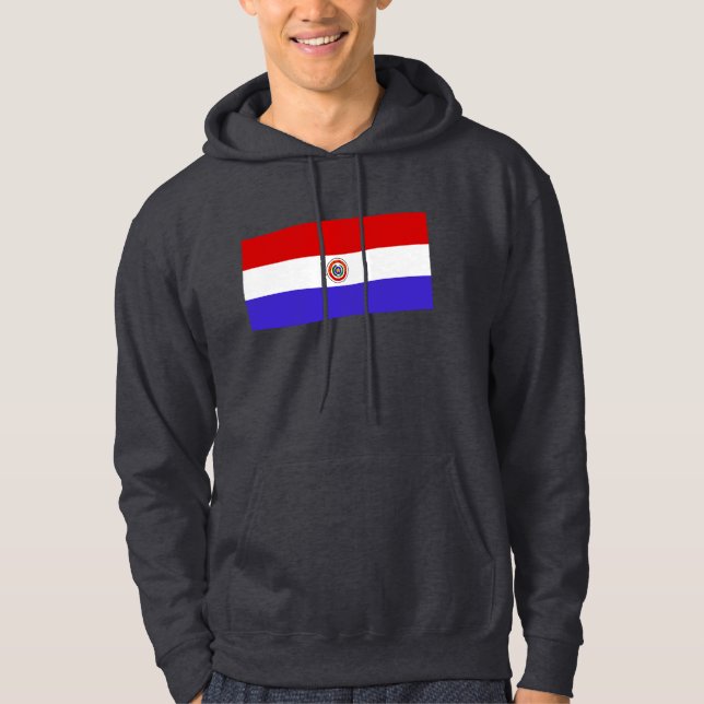 Paraguay-Flagge Hoodie (Vorderseite)