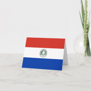 Paraguay-Flagge Karte