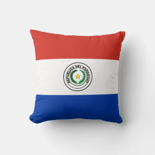 Paraguay-Flagge Kissen