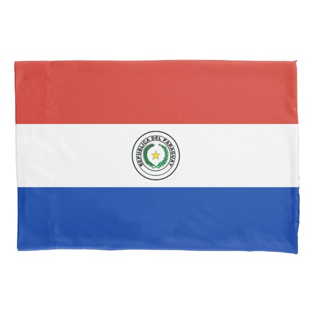 Paraguay-Flagge Kissenbezug (Vorderseite)