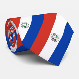 Paraguay-Flagge Krawatte