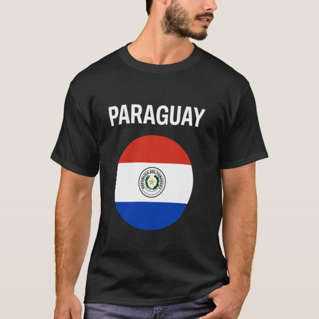 Paraguay-Flagge Modern T-Shirt (Vorderseite)