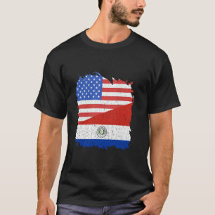 Paraguay-Flagge Paraguay Stolz USA Vintage Paragua T-Shirt