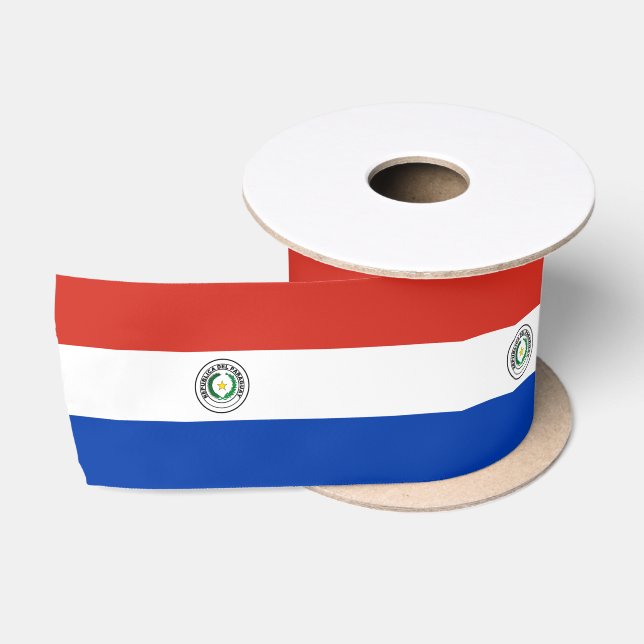 Paraguay-Flagge Satinband (Spule)