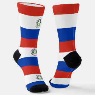 Paraguay-Flagge Socken