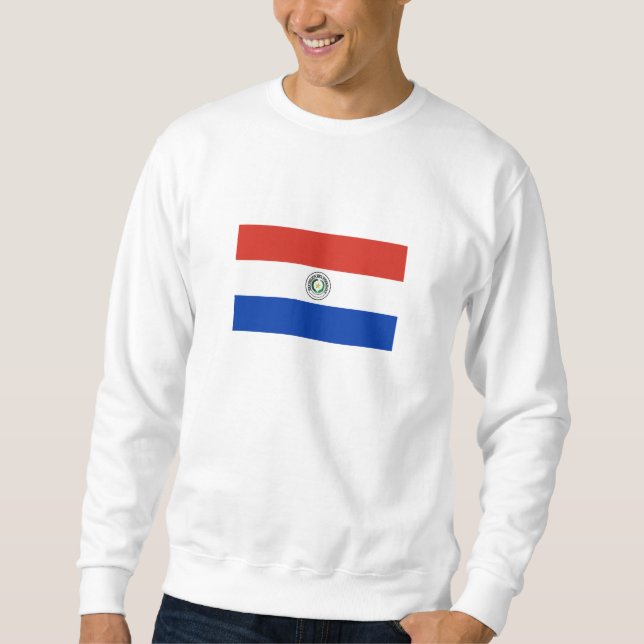 Paraguay-Flagge Sweatshirt (Vorderseite)