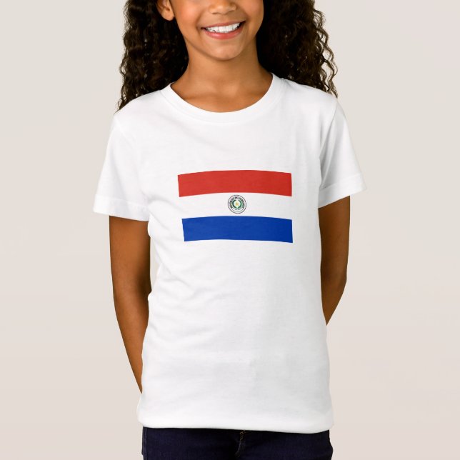 Paraguay-Flagge T-Shirt (Vorderseite)