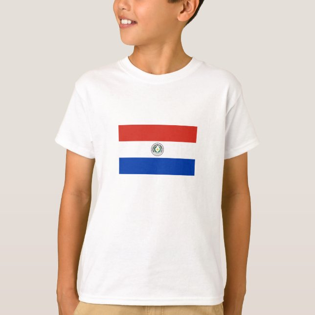 Paraguay-Flagge T-Shirt (Vorderseite)