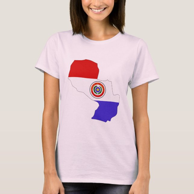 Paraguay-Flagge T-Shirt (Vorderseite)