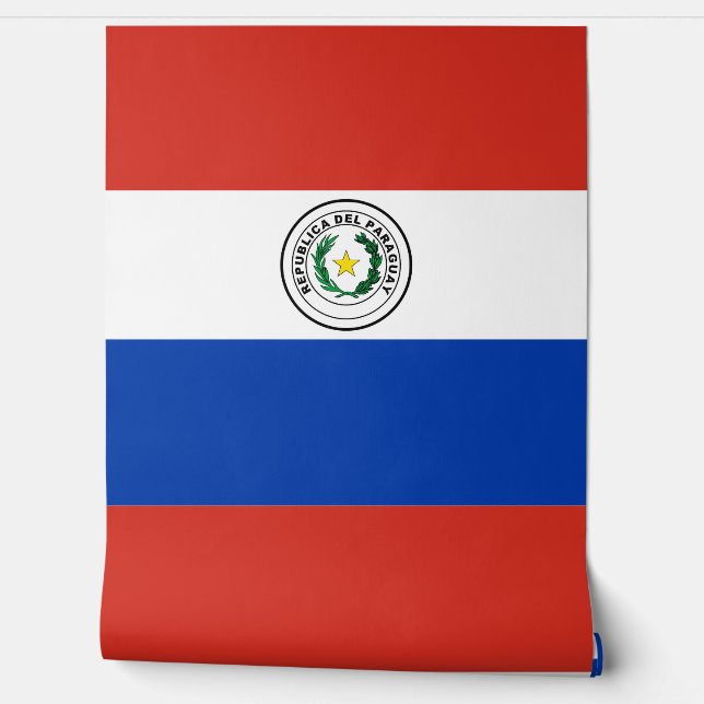 Paraguay-Flagge Tapete (Abrollen)