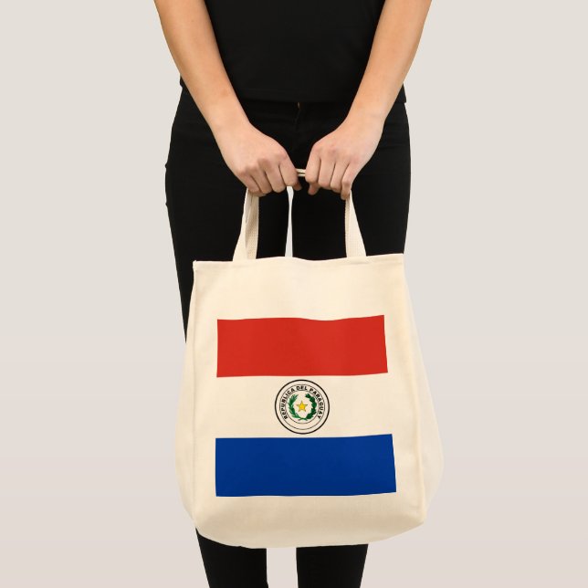 Paraguay-Flagge Tragetasche (Vorderseite (Produkt))