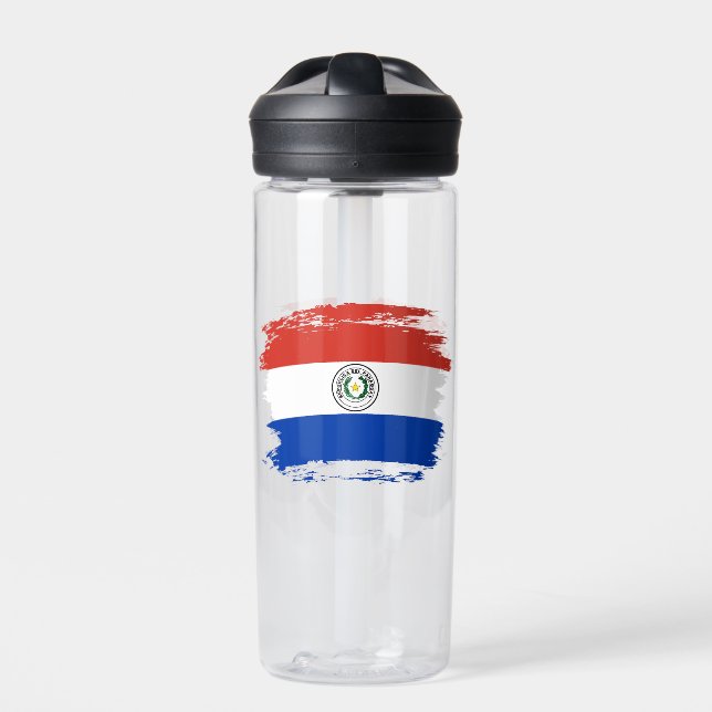 Paraguay-Flagge Trinkflasche (Vorderseite)