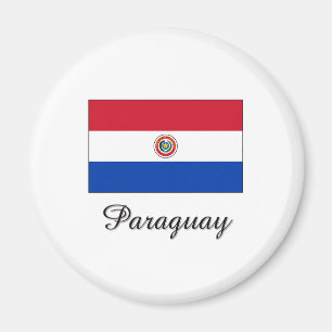 Paraguay-Flaggen-Entwurf Magnet
