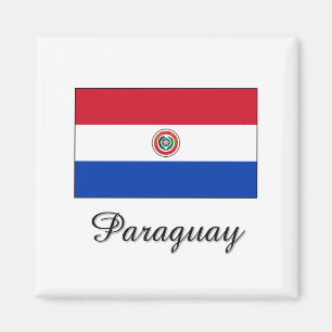 Paraguay-Flaggen-Entwurf Magnet