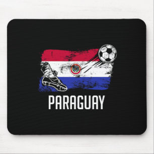Paraguay-Flaggen-Trikot paraguayische Fußballmanns Mousepad
