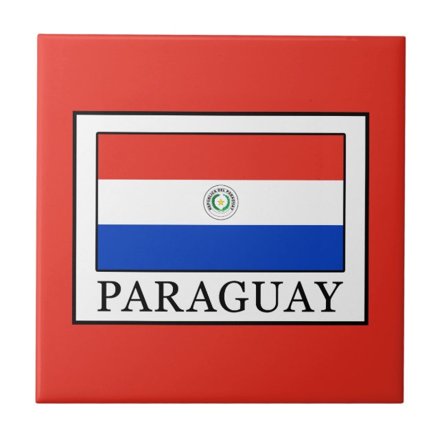 Paraguay Fliese (Vorderseite)