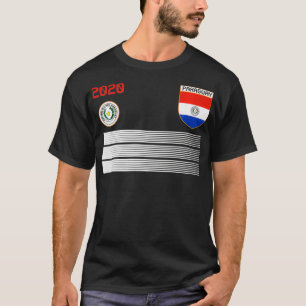 Paraguay Football Jersey 2020 Paraguay Fußball Pre T-Shirt