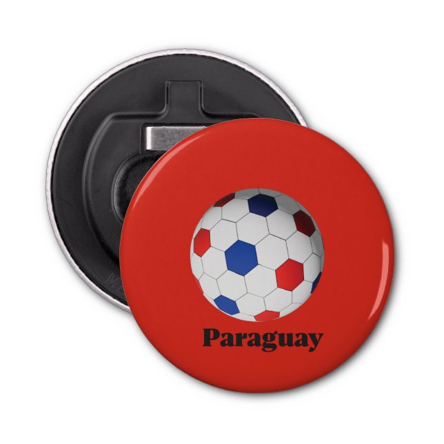 Paraguay Fußball Flaschenöffner (Vorderseite)