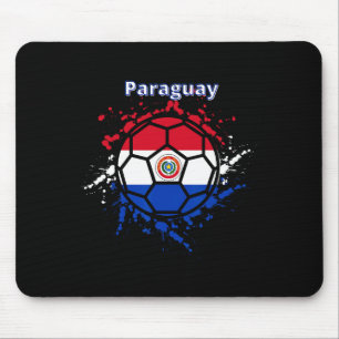 Paraguay Fußball Paraguayische Flagge Futbol Fan T Mousepad